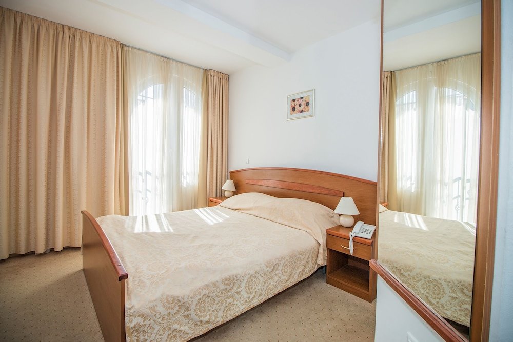 Suite 1 Schlafzimmer mit Balkon Hotel Hygge