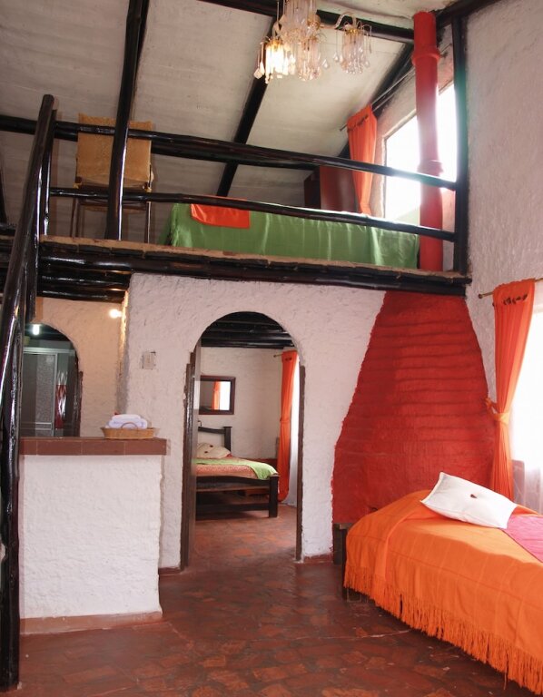Standard quadruple chambre Vue jardin Hotel Rural La Esperanza