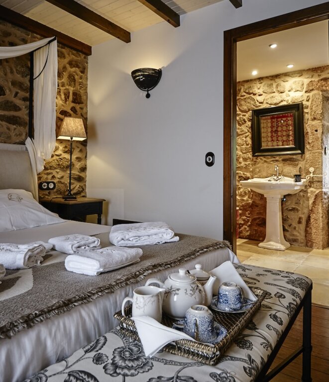 Superior Doppel Zimmer mit Gartenblick Hotel Rustico Lugar Do Cotariño