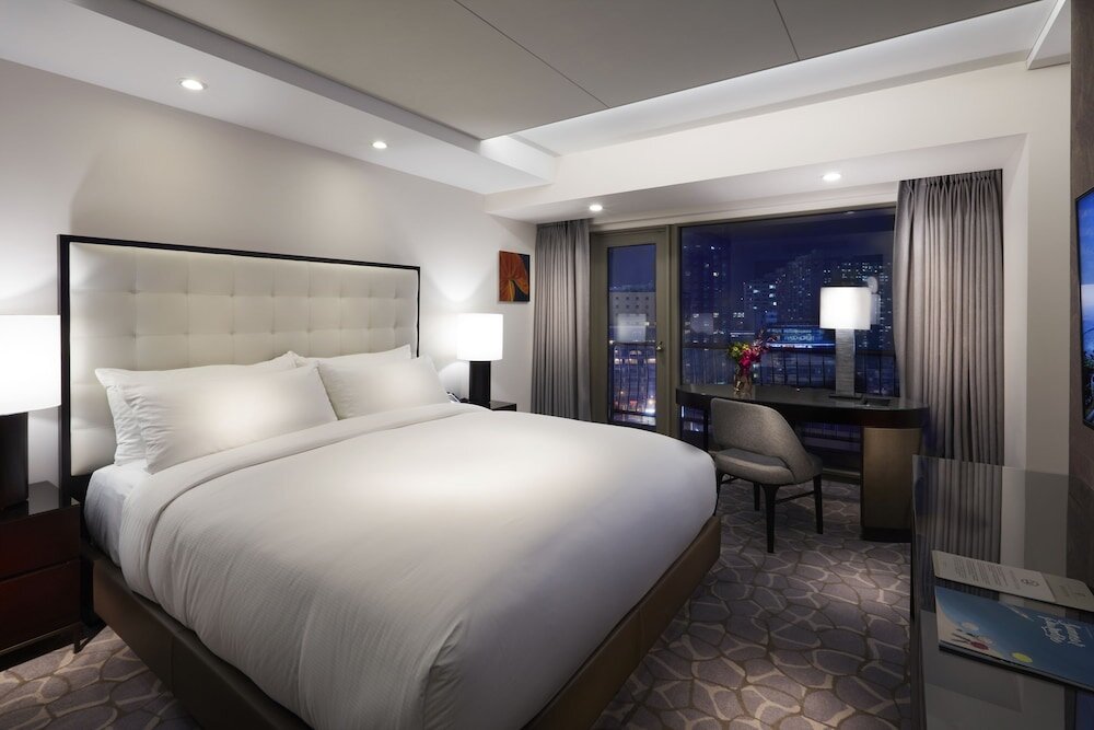 Deluxe Doppel Zimmer mit Balkon und mit Stadtblick Paradise Hotel Busan