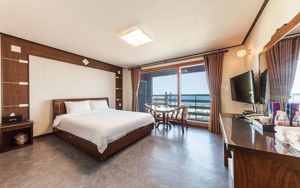Camera doppia Premier con vista sull'oceano Yangyang Sunrise Hotel