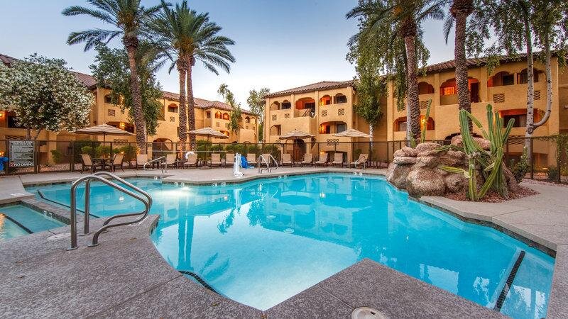 Кровать в общем номере Holiday Inn Club Vacations Scottsdale Resort, an IHG Hotel