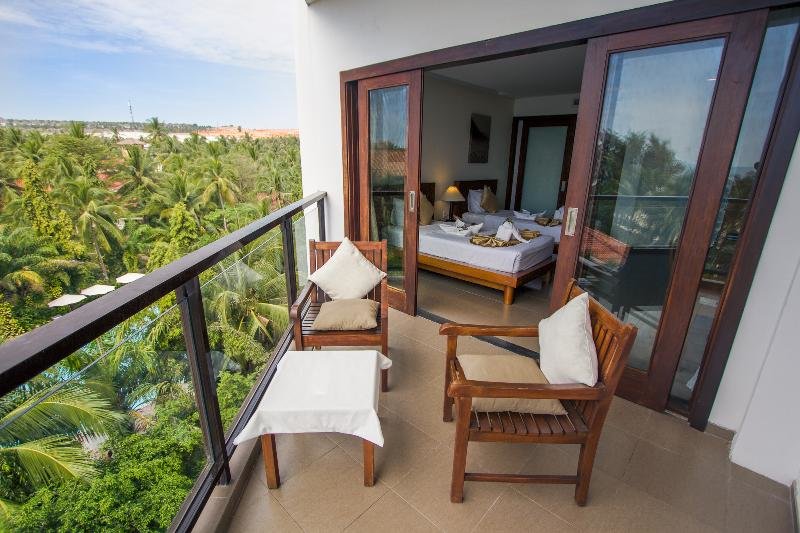 Habitación familiar De ejecutivo con balcón y con vista al océano Unique Mui Ne Resort and Spa