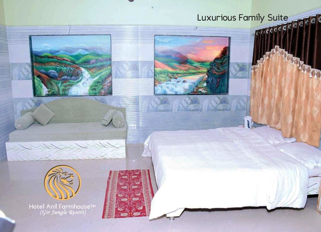 Люкс Deluxe Hotel Anil Farmhouse Gir Jungle Resort