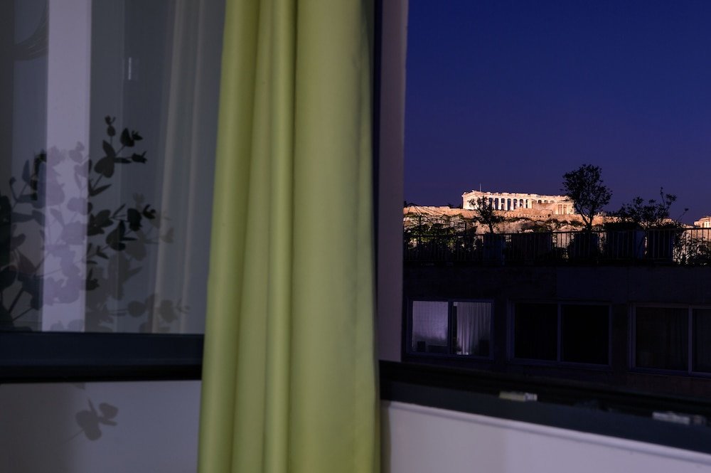 Habitación doble Superior con balcón y con vista a la ciudad Athens Starlight Hotel