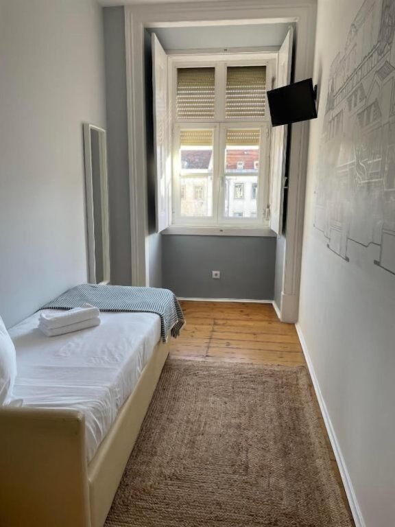 Standard Einzel Zimmer mit Blick Lisbon Check-In Guesthouse
