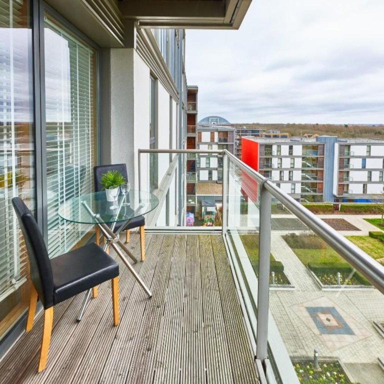 Апартаменты с 2 комнатами с балконом Vizion by ShortstayMK
