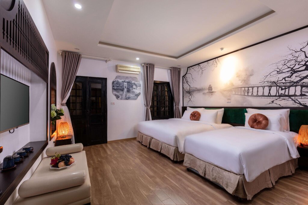 Camera tripla Standard Hanoi Center Silk Lullaby Hotel and Travel