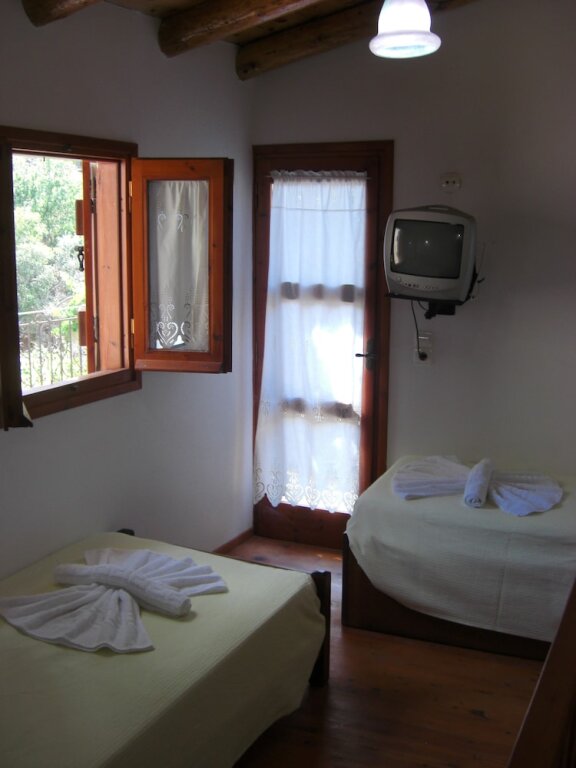 Апартаменты c 1 комнатой с балконом и с видом на горы Patriko Traditional Stone Houses