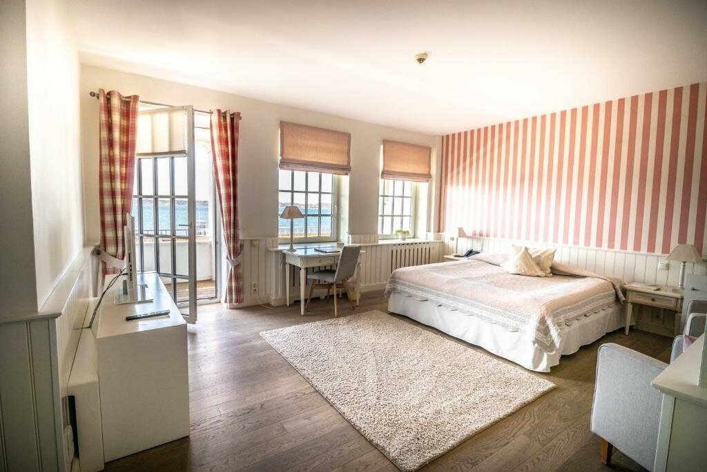 Premium double chambre avec balcon et Vue mer Strandhotel Glücksburg