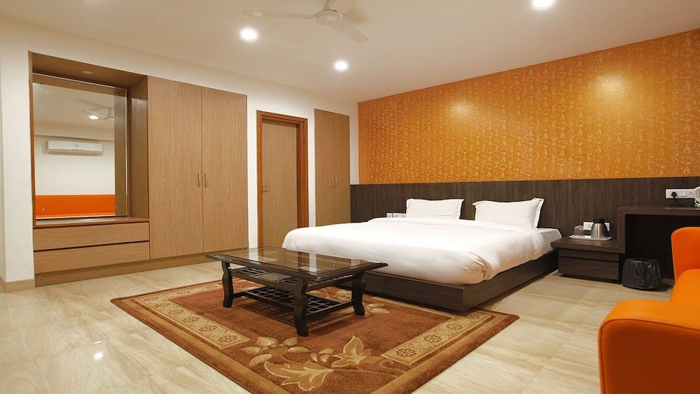Luxe double chambre Hotel Santosh Dham