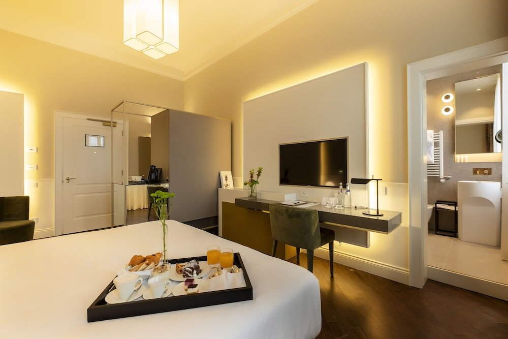 Трёхместный номер Deluxe Hotel Villa Soligo - Small Luxury Hotels of the World