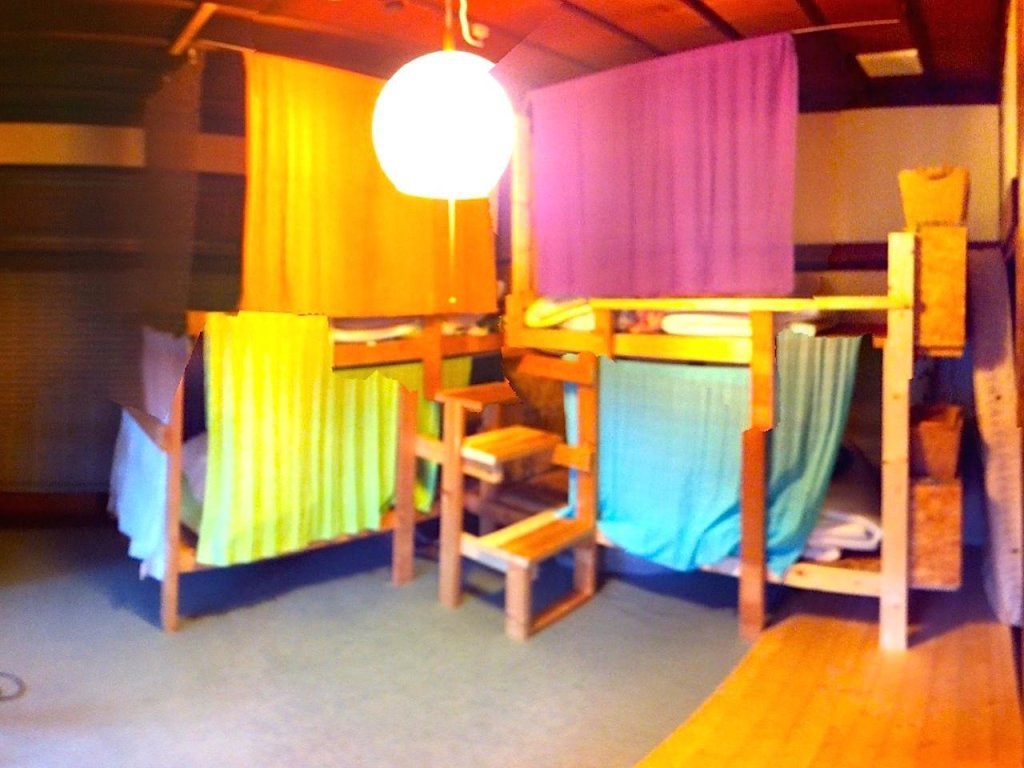 Кровать в общем номере The Otaornai Backpacker's Hostel Morinoki