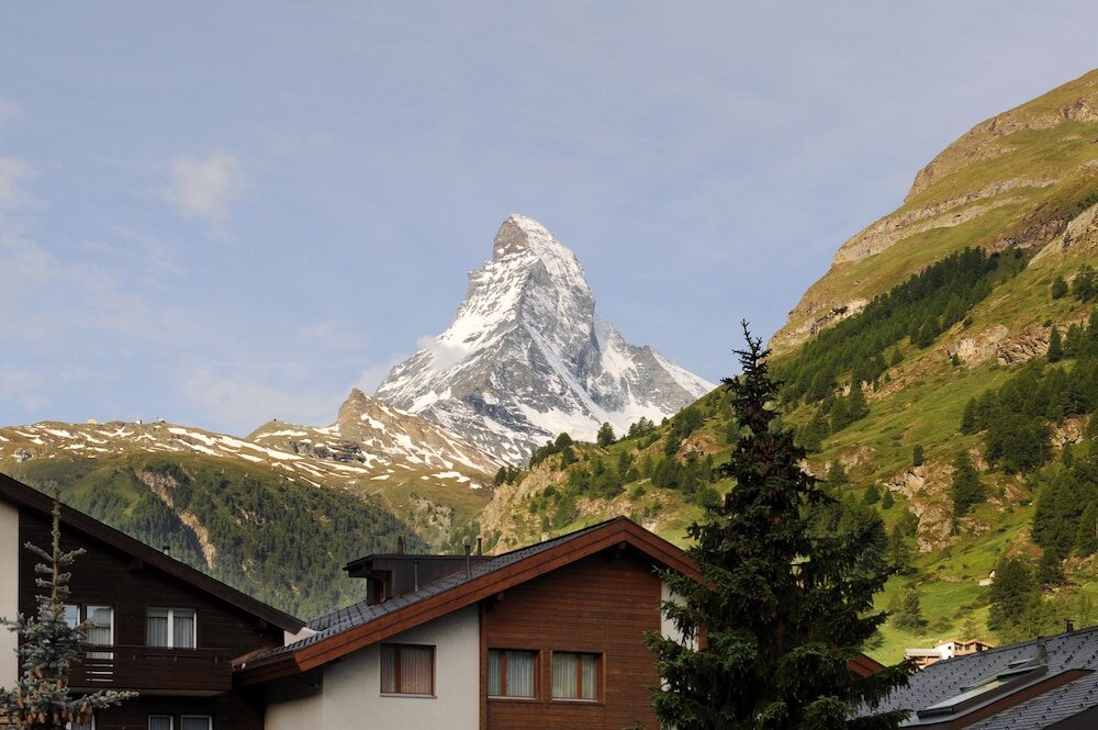 Двухместный номер Deluxe с балконом и с видом на горы Alpine Hotel Perren
