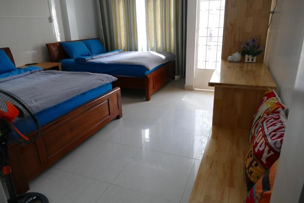 Standard quadruple chambre DaLat Sky Hostel