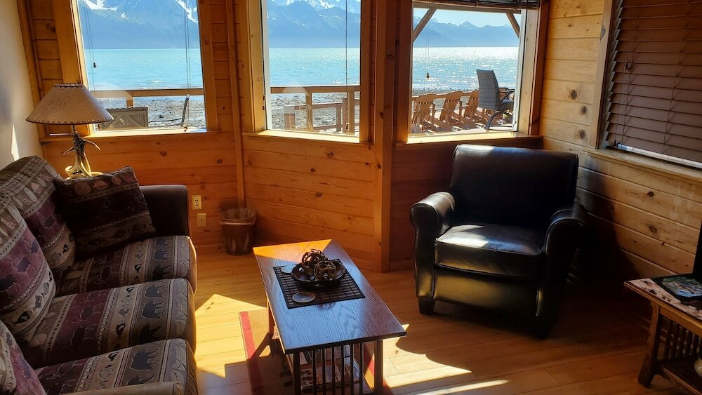 Deluxe Doppel Zimmer mit Blick auf die Bucht Resurrection Lodge on the Bay