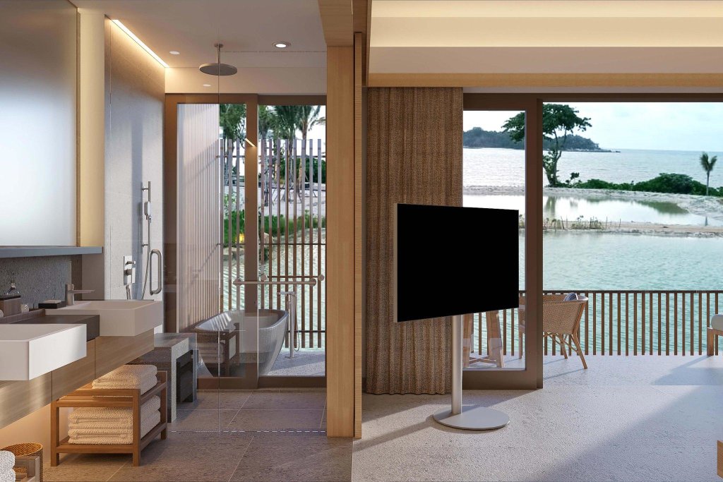 Standard Double room with balcony and with ocean view Sheraton Belitung Resort