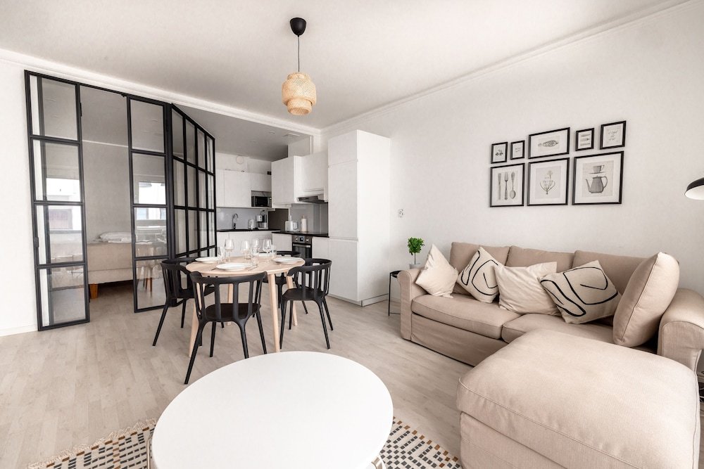 Deluxe appartement 2ndhomes Modern 1BR Home w Sauna&Balcony