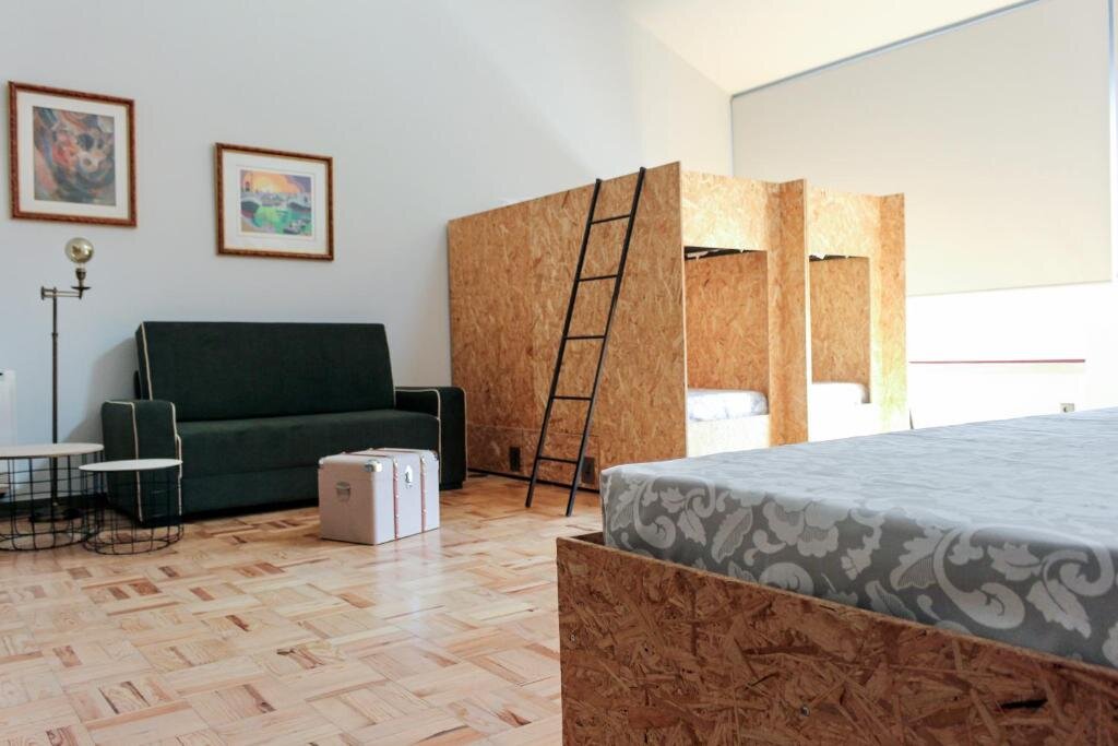 Кровать в общем номере Hostel Pia do Urso