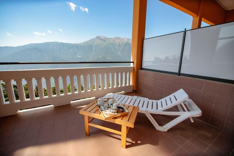 Standard Dreier Zimmer mit Balkon und mit Blick Pràcatinat Hotel & Restaurant