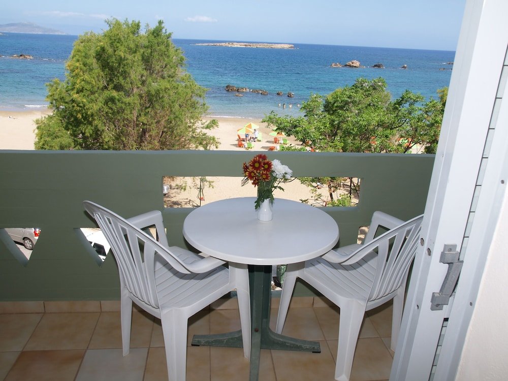 Habitación individual Estándar con balcón y con vista al mar Frini Hotel