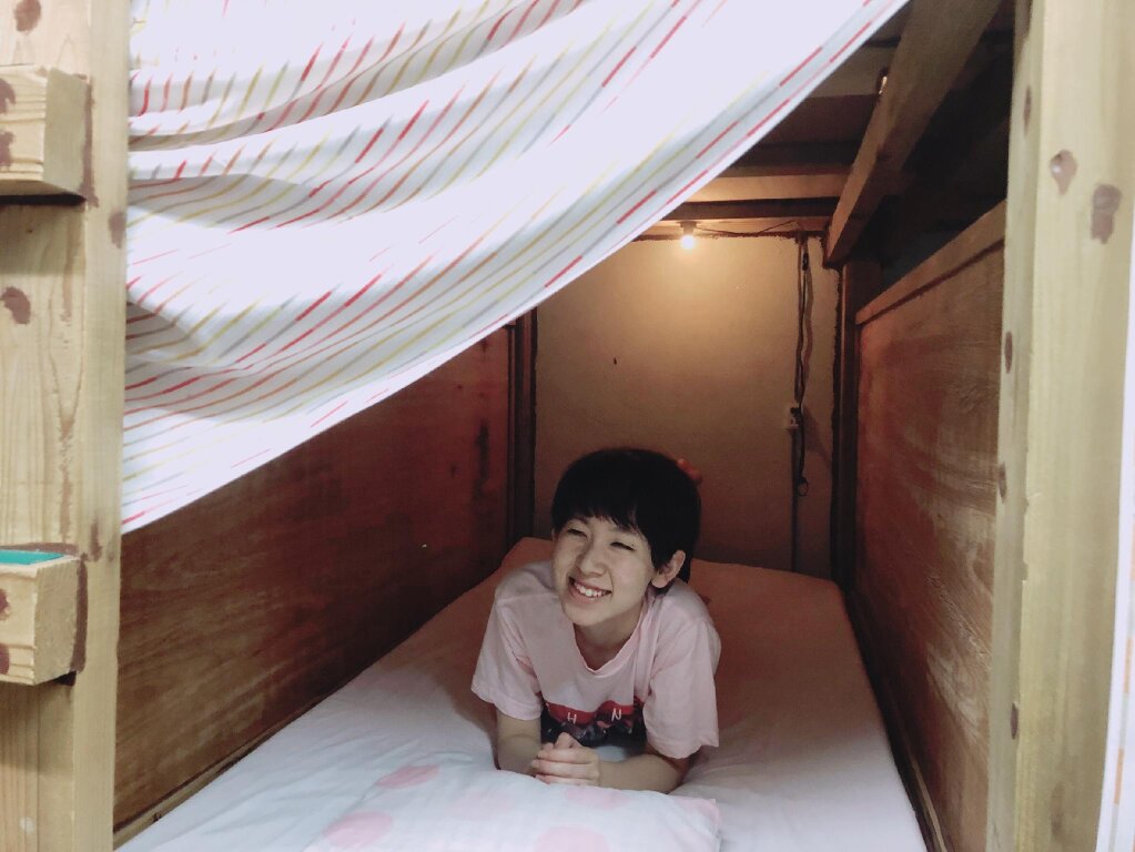 Кровать в общем номере (женский номер) Guest House Cam Cam Okinawa