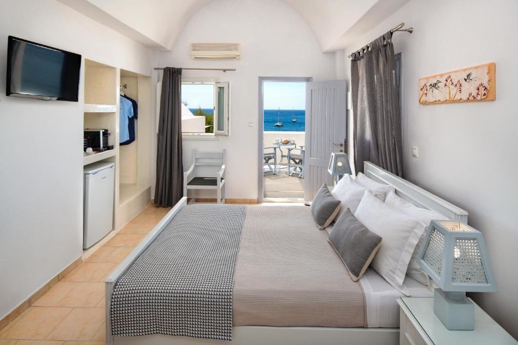 Habitación familiar Estándar con vista al mar Akrotiri Hotel