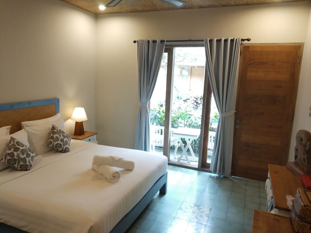 Supérieure double chambre Vue piscine Jukung Guest House