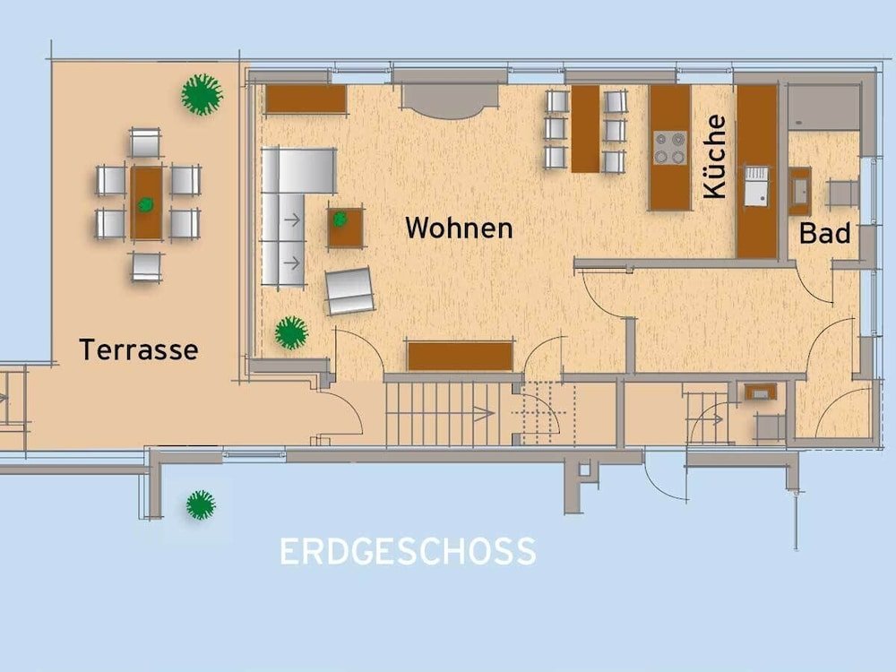 Апартаменты с 3 комнатами Winkelschiffchen II mit Sauna