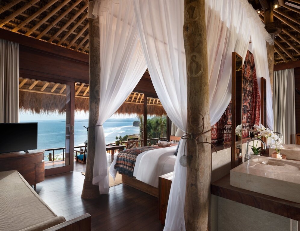 Вилла c 1 комнатой с балконом и с видом на океан Lelewatu Resort Sumba