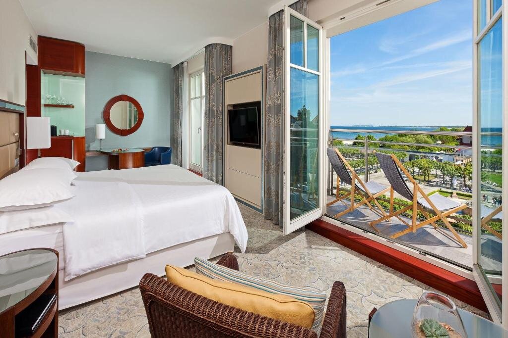 Exécutive double chambre avec balcon et Aperçu mer Sheraton Sopot Hotel