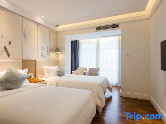 Dreier Familie Suite Doppelhaus mit Gartenblick Shenzhen Luwan International Hotel and Resort