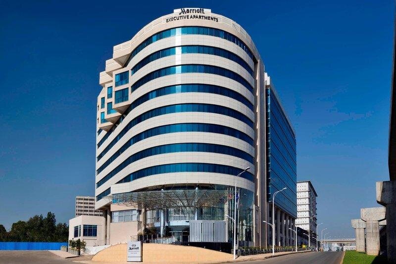 Номер Standard c 1 комнатой с видом на город Marriott Executive Apartments Addis Ababa