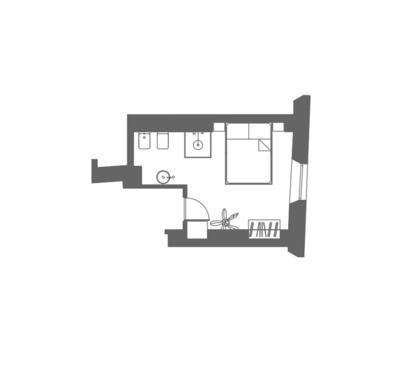 Двухместный номер Deluxe с балконом Della Spiga Suites by Brera Apartments