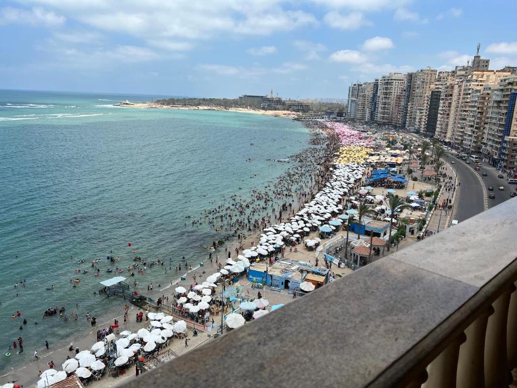 Appartement avec balcon et Aperçu mer شقق بانوراما شاطئ الأسكندرية كود 3