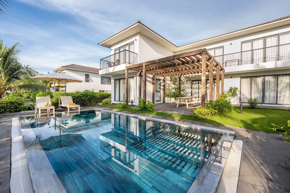 Вилла Premier с 3 комнатами с балконом и oceanfront Andochine Villas Resort & Spa Phu Quoc - All Villas with Private Pool