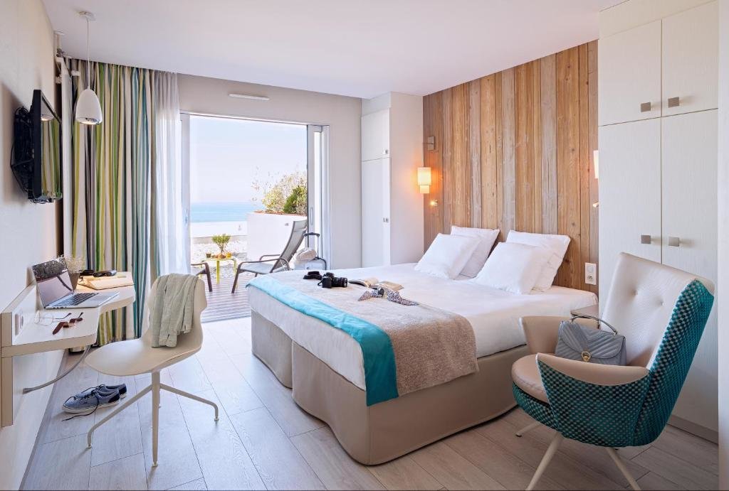 Standard Doppel Zimmer mit Meerblick Hotel de la Baie - Thalassotherapie PREVITHAL