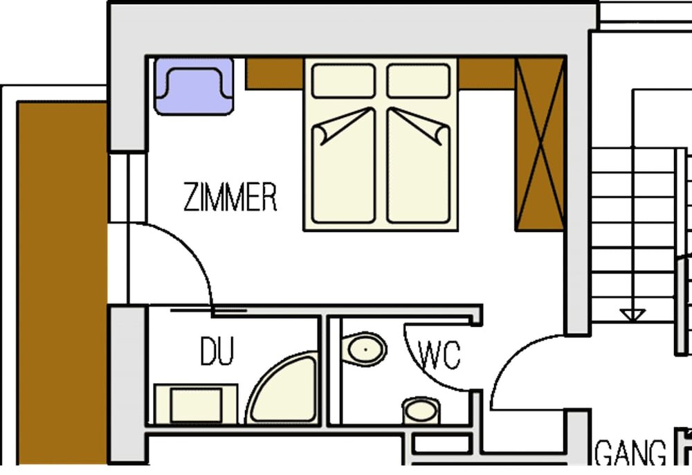 Двухместный номер Comfort с балконом и с видом на горы Urbanhof