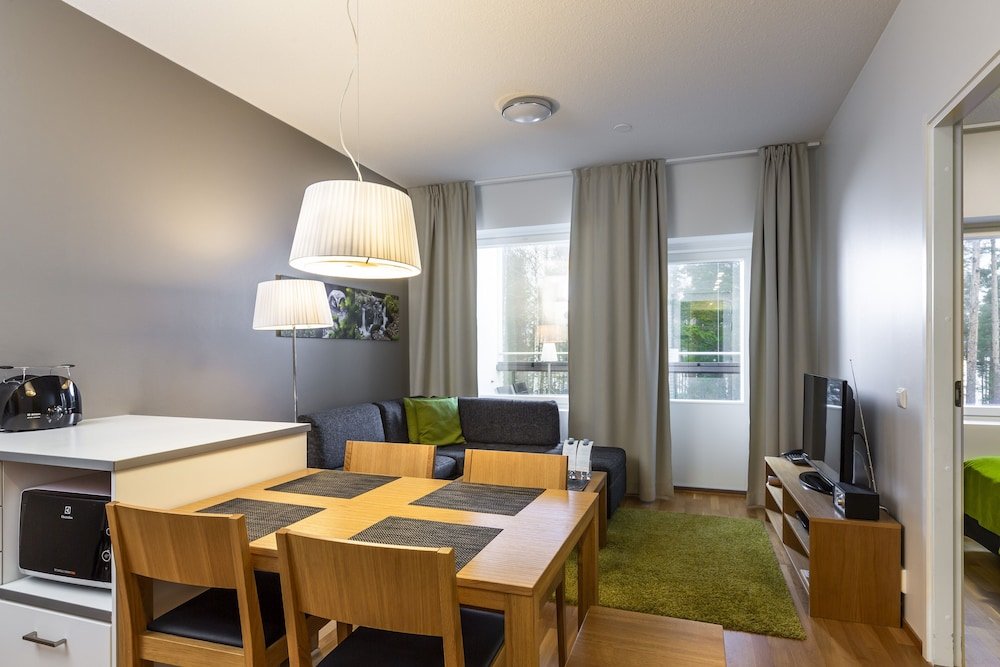 Номер Standard с 2 комнатами с балконом Imatran Kylpylä Spa Apartments