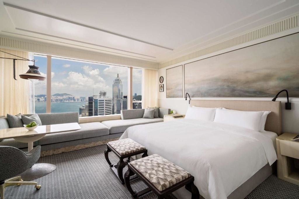 Grand Premier Doppel Zimmer mit Hafenblick Island Shangri-La, Hong Kong