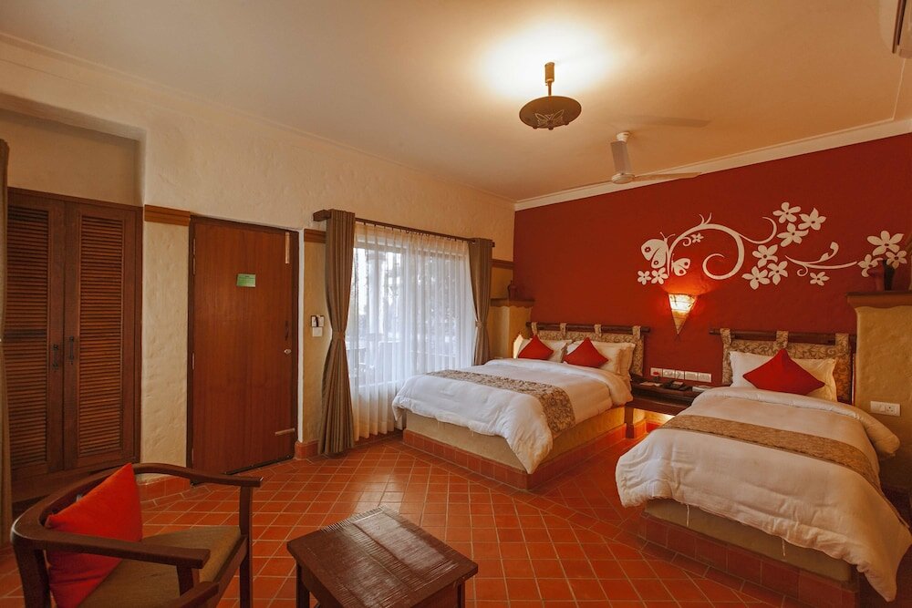 Двухместный номер Deluxe c 1 комнатой с балконом Green Park Chitwan