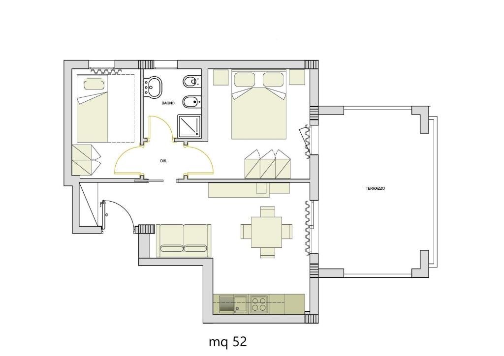 2 Bedrooms Apartment Alma di Alghero Apartments