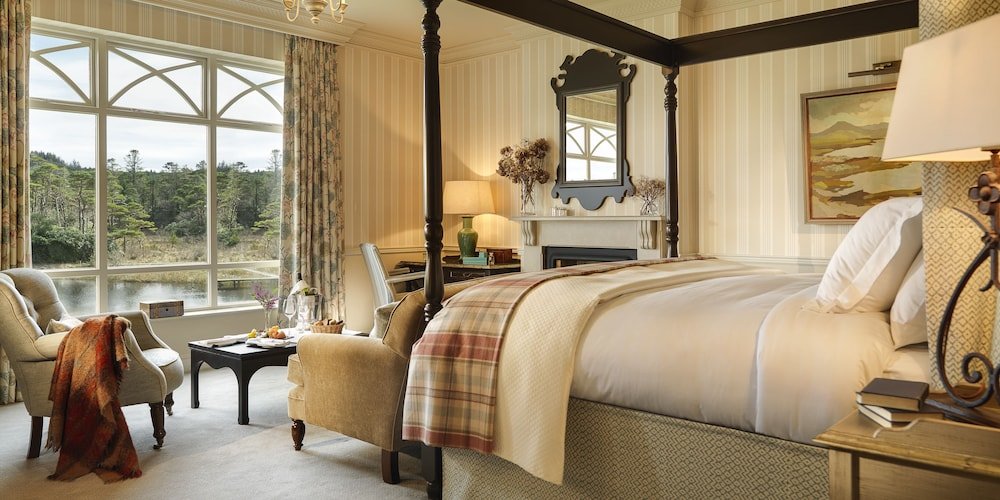 Luxe double chambre Vue sur la rivière Ballynahinch Castle Hotel