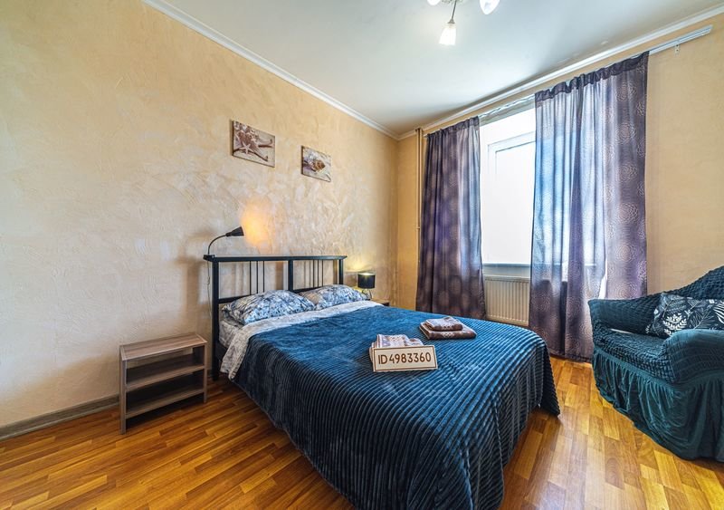 Cama en dormitorio compartido 2 dormitorios Open-Apartments on Buxarestskoj street, 64