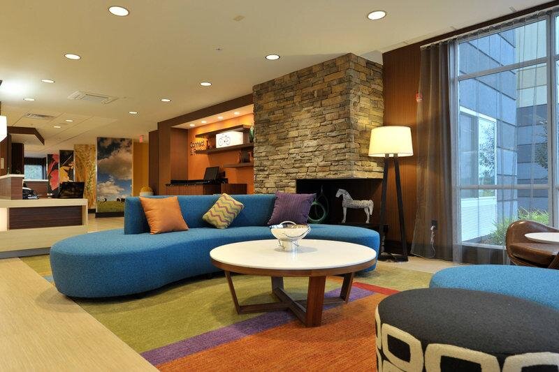 Кровать в общем номере Fairfield Inn & Suites by Marriott Enterprise