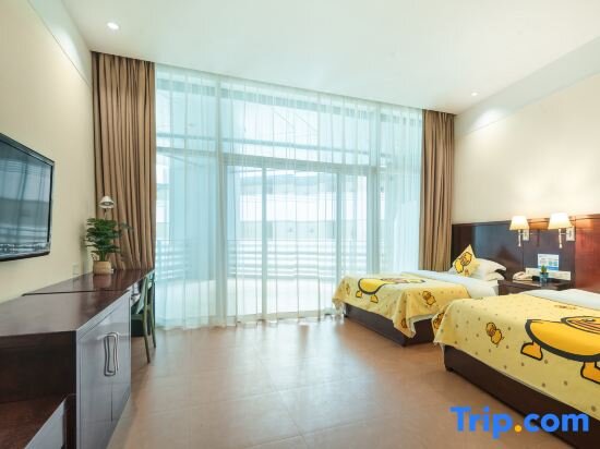 Quadruple famille suite 1 chambre avec balcon Beihai Silver Beach 1 International Conference Centre Hotel