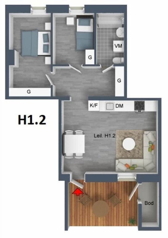 Апартаменты Comfort Haugetuft Apartments