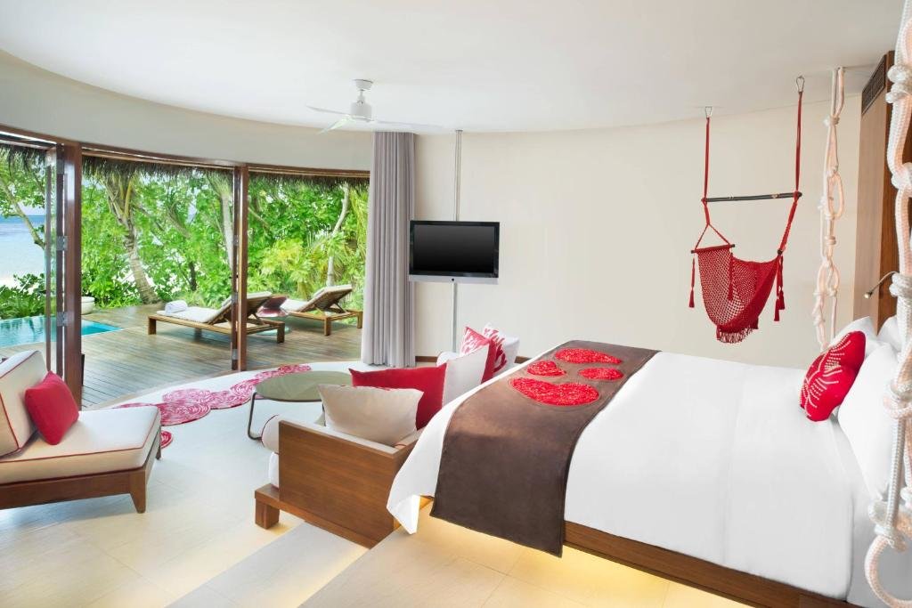Villa Wonderful beach oasis 1 dormitorio con balcón W Maldives
