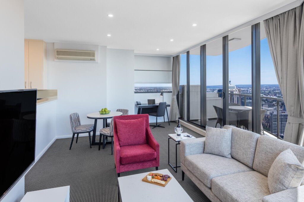 Люкс c 1 комнатой Meriton Suites Kent Street, Sydney