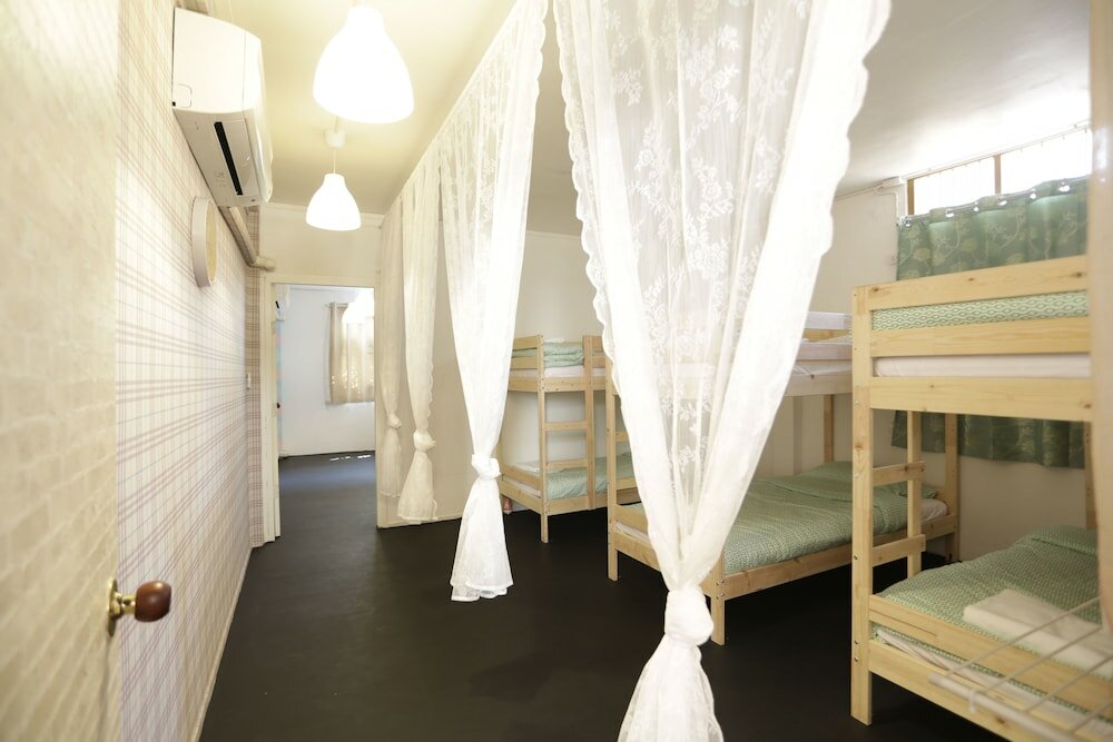 Кровать в общем номере Tiger Lily Hostel